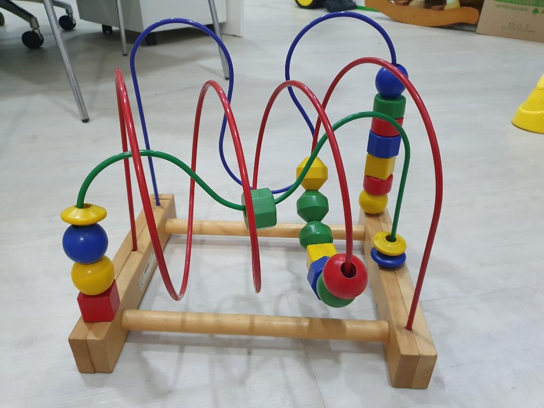 Wooden bead maze toy ikea sales