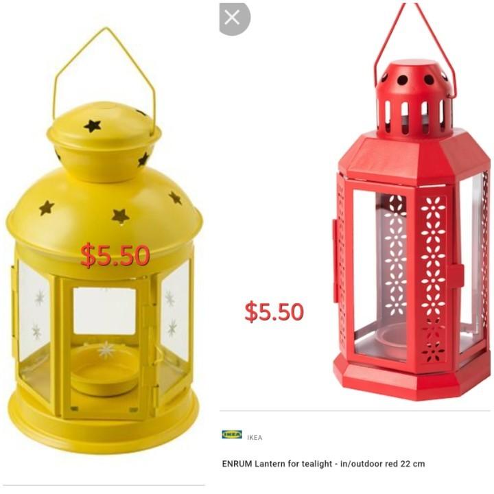 Ikea lantern, Furniture &amp; Home Living, Lighting &amp; Fans, Lighting on ...