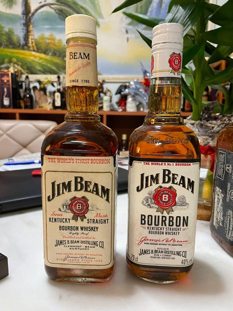 Jim beam 750 ml, Food & Drinks, Alcoholic Beverages on Carousell