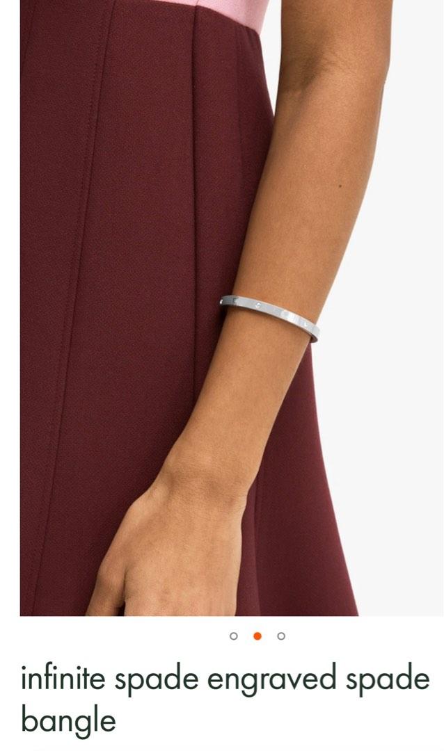 Kate spade outlet infinite spade bangle