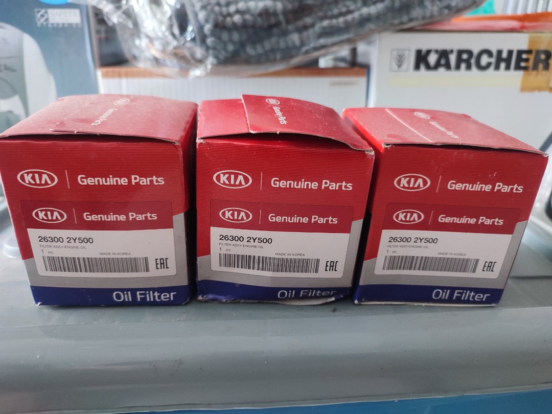 KIA oil filter 26300 2Y500, Car Accessories, Accessories on Carousell
