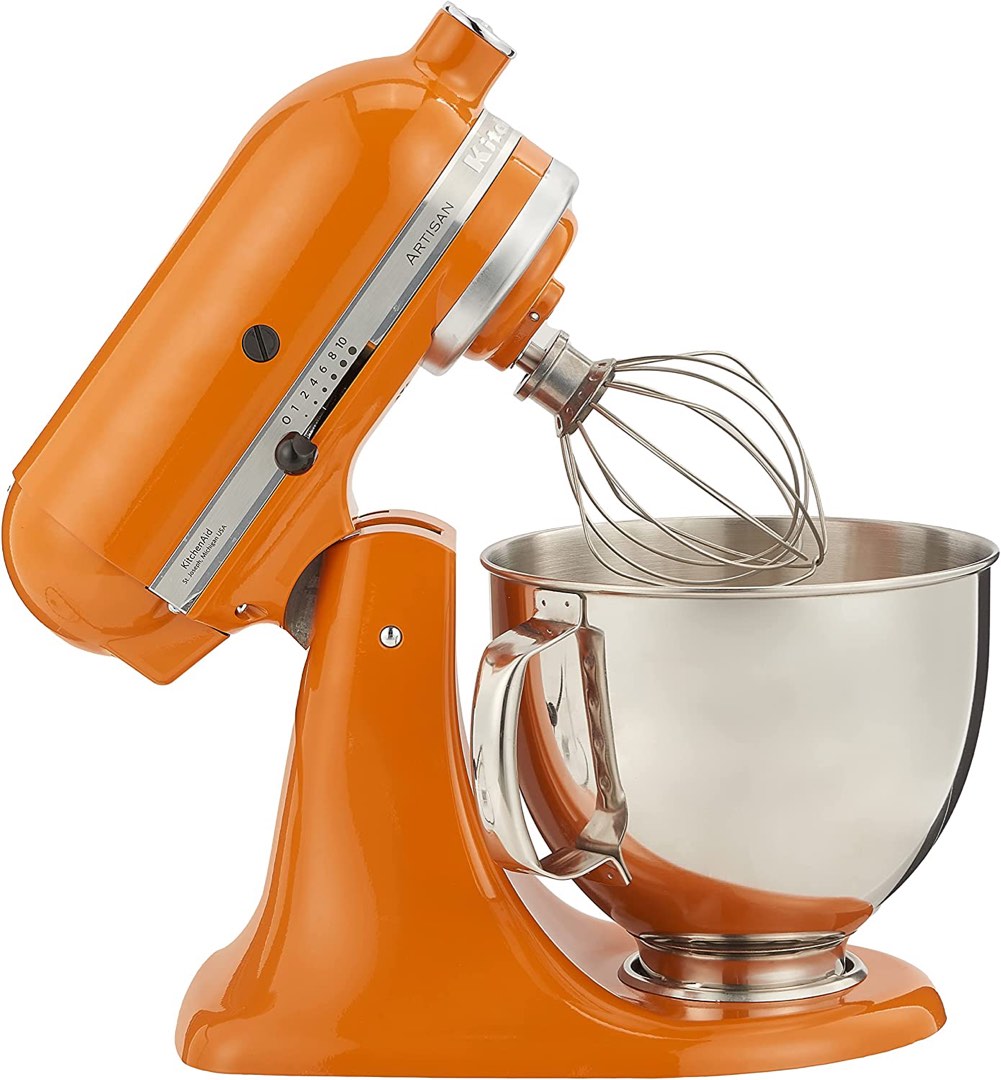 KitchenAid Artisan Tilt Head Stand Mixer, 4.8L, Honey, TV & Home