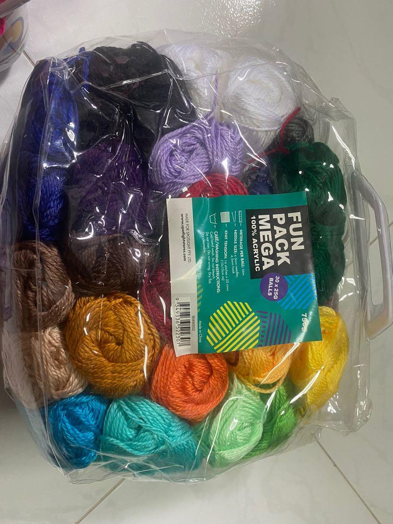 Knitting and crochet set, Hobbies & Toys, Stationery & Craft, Handmade