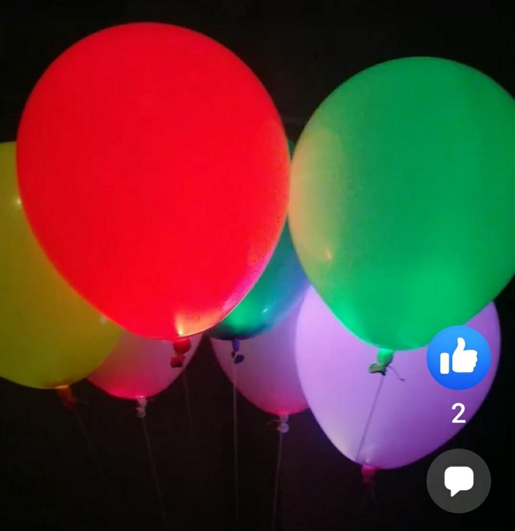 LED Balloons / led balloon on a stick P25 each / flying led balloon