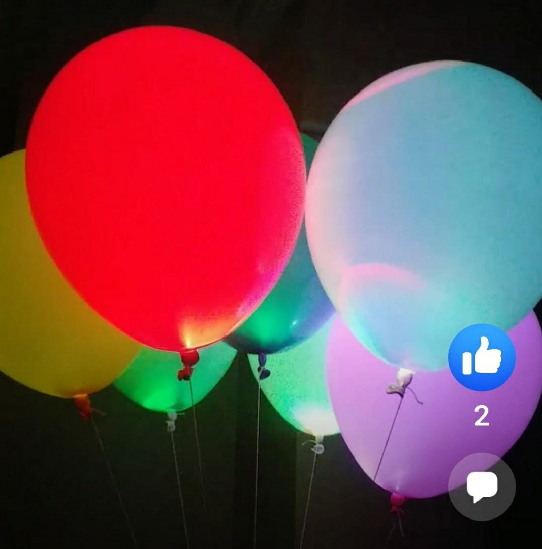 LED Balloons / led balloon on a stick P25 each / flying led balloon