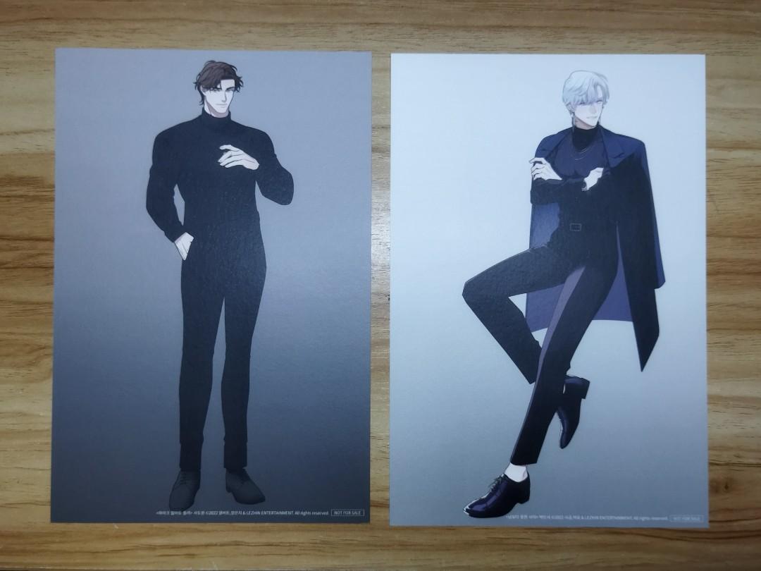 LEZHIN BLACK TIGER CALENDAR 2022 POSTCARDS ONLY Sold Per character