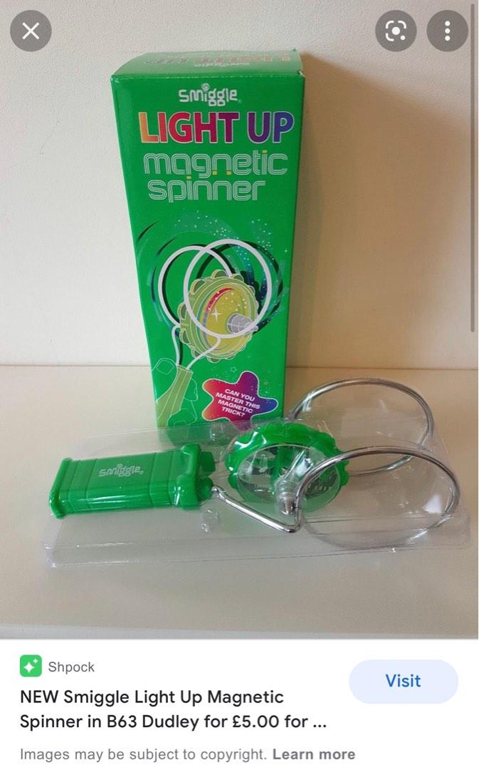 Smiggle light up magnetic spinner clearance
