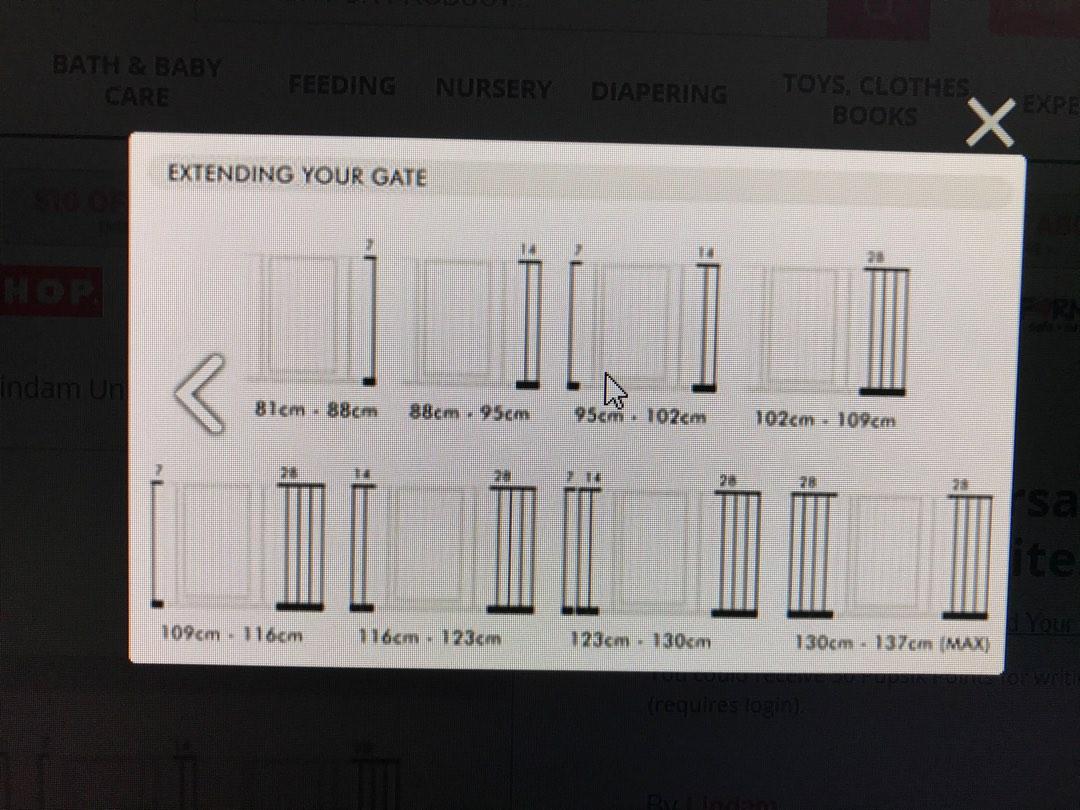 Lindam Gate with 2 extensions, Babies & Kids, Baby Nursery & Kids