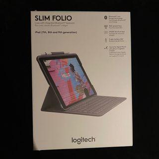 logitech slim folio ipad keyboard + case