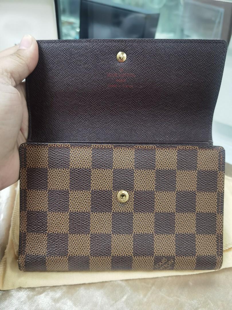 Louis Vuitton Damier Ebene Porte Tresor Etui Papiers Wallet