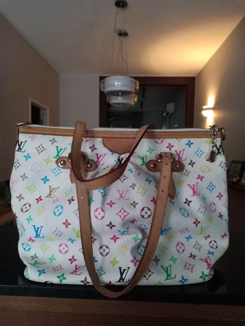 LV multicolor (Category: Tote Bags) located in Bayan Lepas. Submitted by MamaMia2 (Listing ID 1182921921, Image 2). Description: ❤️ selected bundle ✅datecode ✅zip lancar, dlm bersih and leather almost patina ❤️ no fussy buyer please and goods sold aren't returnable, thank you.