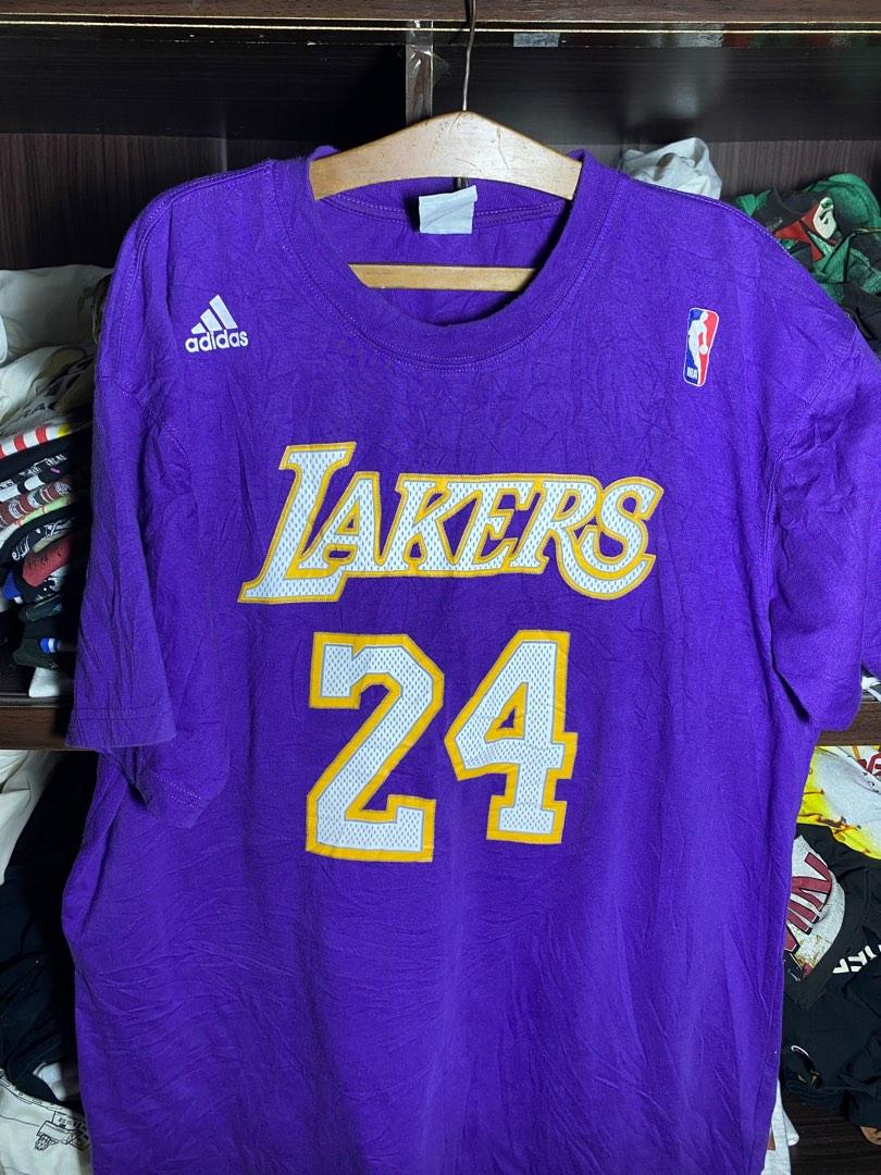 L XL Adidas lakers 24 kobe t shirt Men s Fashion Tops Sets