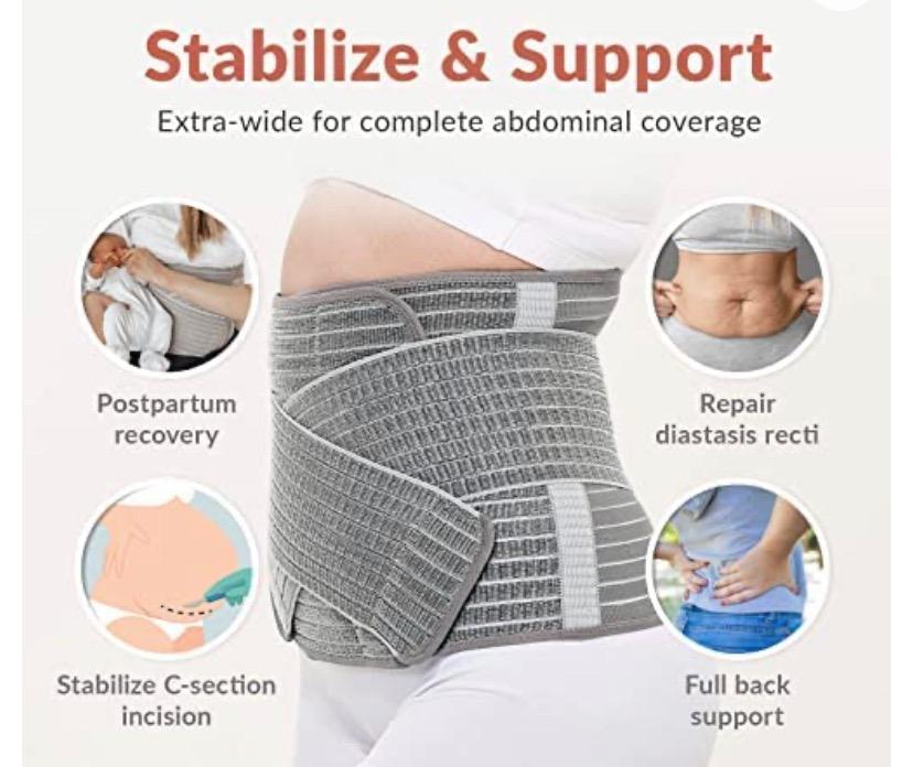 Mamaway Bamboo Postpartum Belly Band, Babies & Kids, Maternity Care on