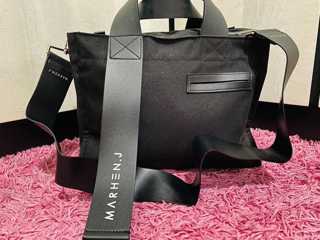 Authentic Marhen J Canvas tote bag from Korea, Women's Fashion, Bags & Wallets, Tote Bags on