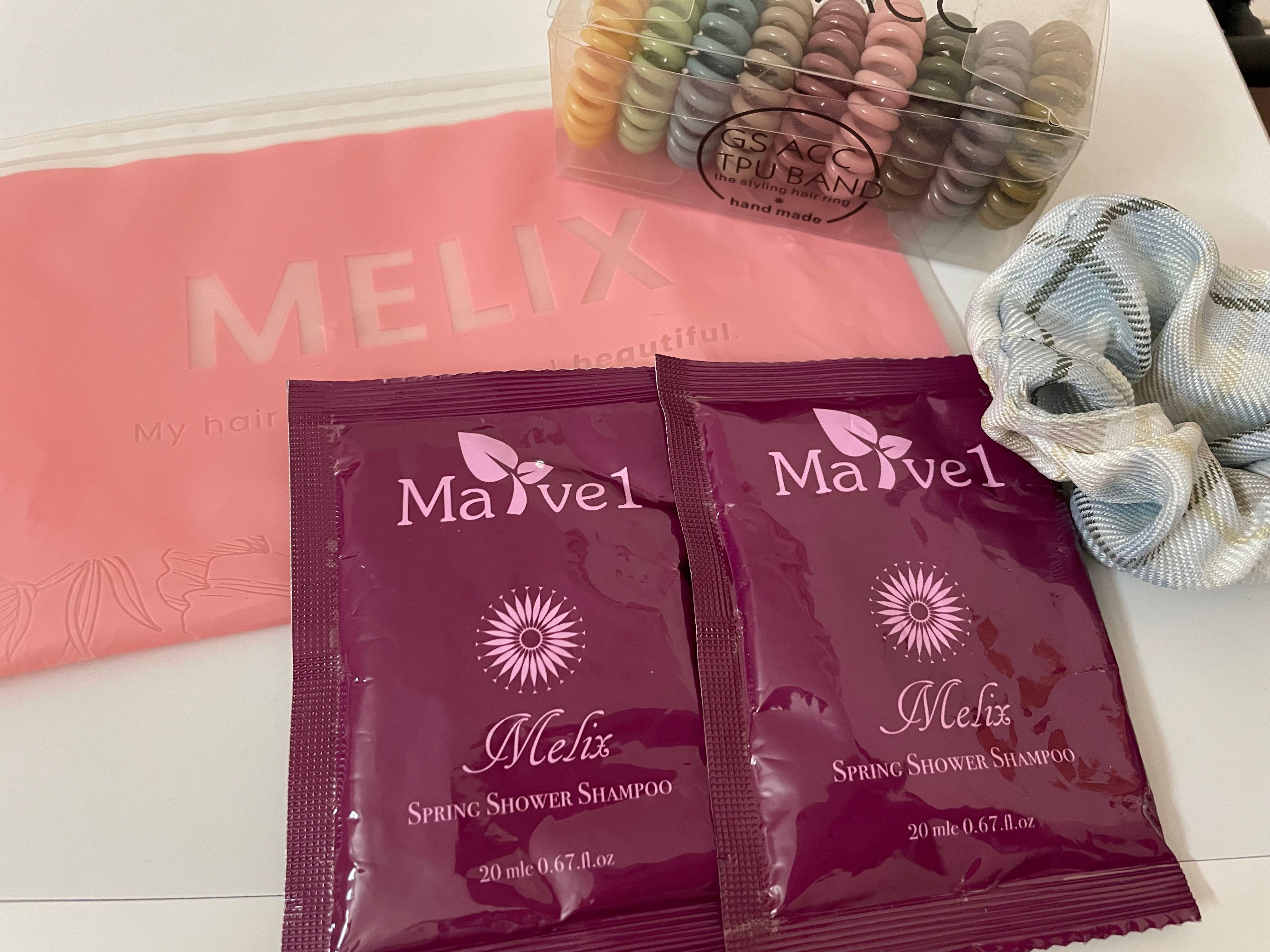 Melix Spring Shower Shampoo Trial Pack And Hair Ring Beauty And Personal Care Hair On Carousell