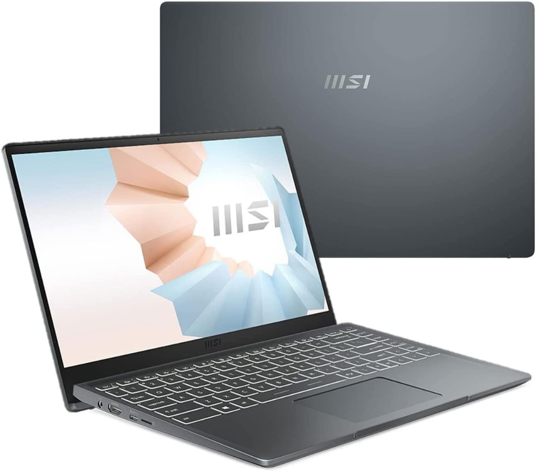 msi modern 14 b11mou-1004ph i3-1115G4 8gb ssd 256gb Backlit keys ...