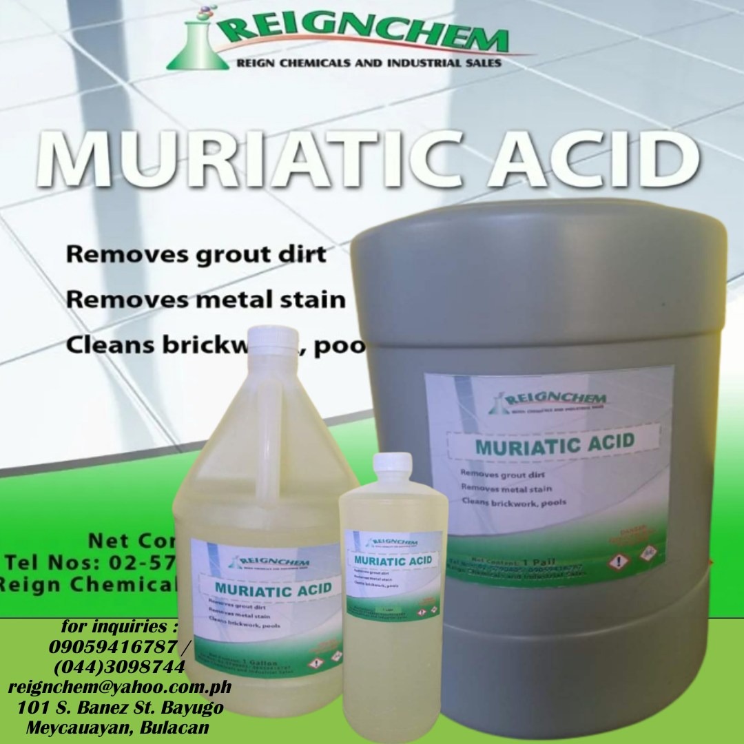 Muriatic Acid, Furniture & Home Living, Cleaning & Homecare Supplies