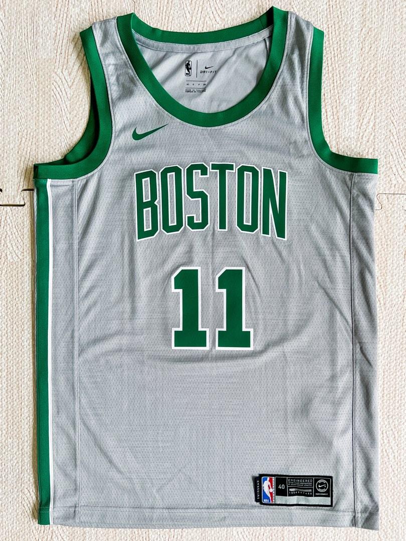 Men's Boston Celtics Kyrie Irving Nike Black Swingman Jersey Statement  Edition