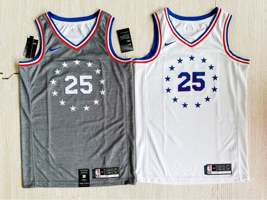 Nike Ben Simmons Philadelphia 76ers City Edition Swingman Jersey - Gray