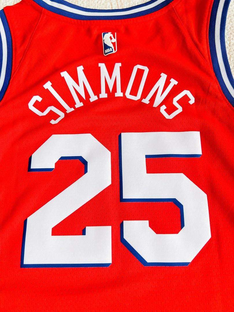 NIKE NBA PHILADELPHIA 76ERS BEN SIMMONS CITY EDITION SWINGMAN JERSEY BLACK  for £80.00