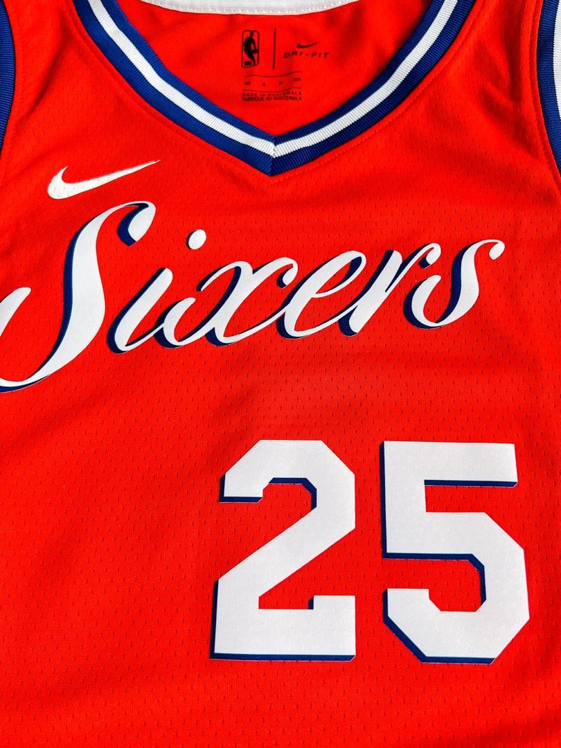 Men's Philadelphia 76ers Ben Simmons Nike Red Swingman Jersey Statement  Edition