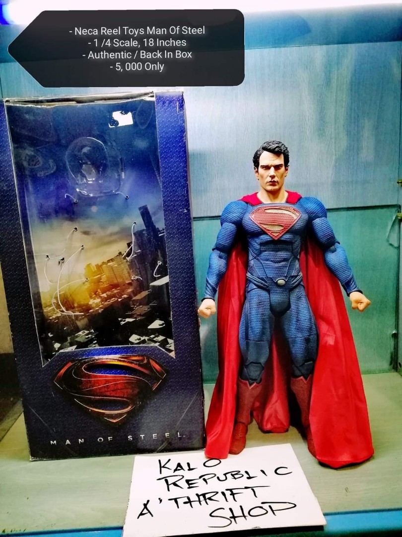 Neca 1/4 Scale Man Of Steel Superman, Hobbies & Toys, Toys & Games