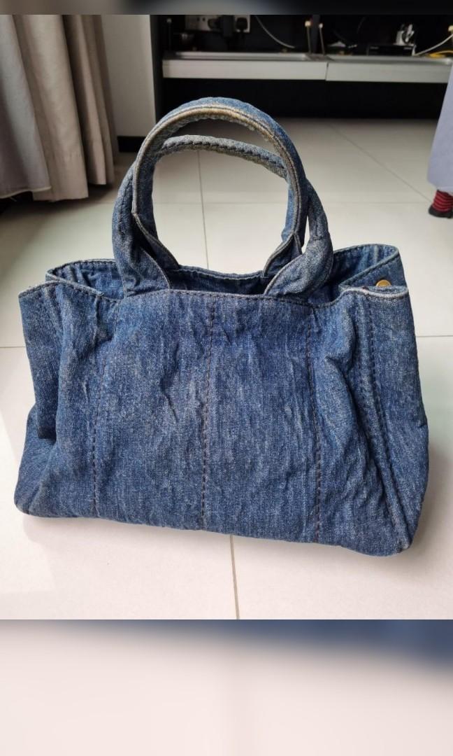 Clear prada shop tote