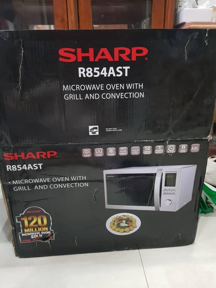 New SHARP microwave oven Grill and Convection (R854AST Convection, 32L