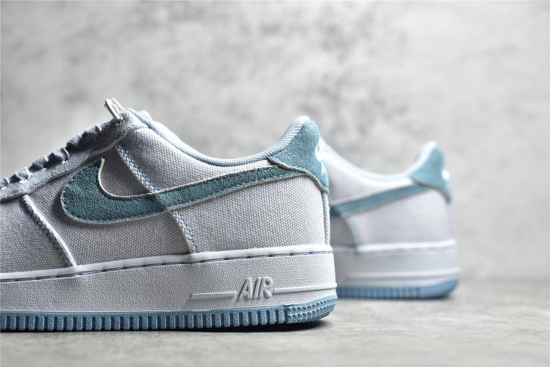 Nike DQ8233-001 Air Force 1 Low Dip Dye Mens Lifestyle Shoe - White/Blue –
