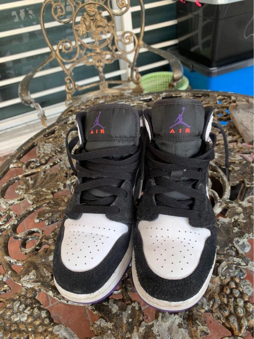 Jordan 1 mid suede cheap