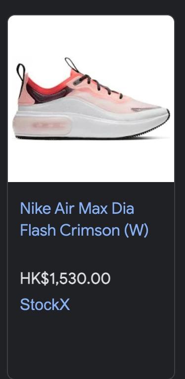 Air max dia flash crimson sale