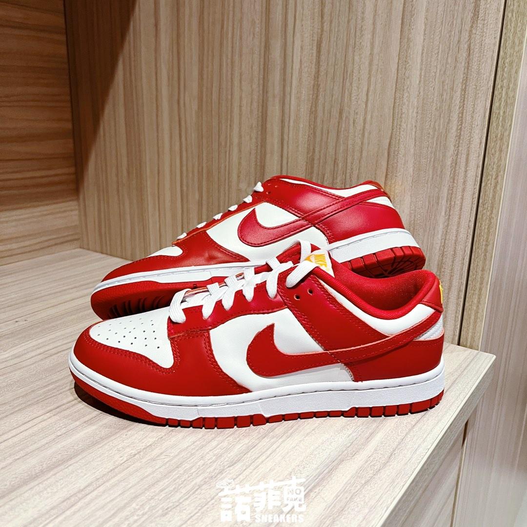 Nike Dunk Low Retro Gym Red 大學紅休閒鞋, 他的時尚, 鞋, 運動鞋在