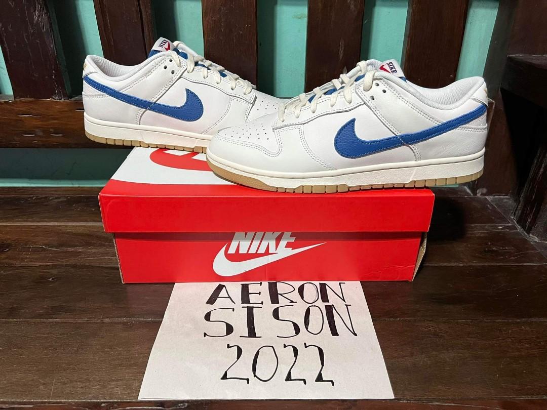 Nike Dunk Low SE "Sail Game Royal Gum", Men's Fashion, Footwear