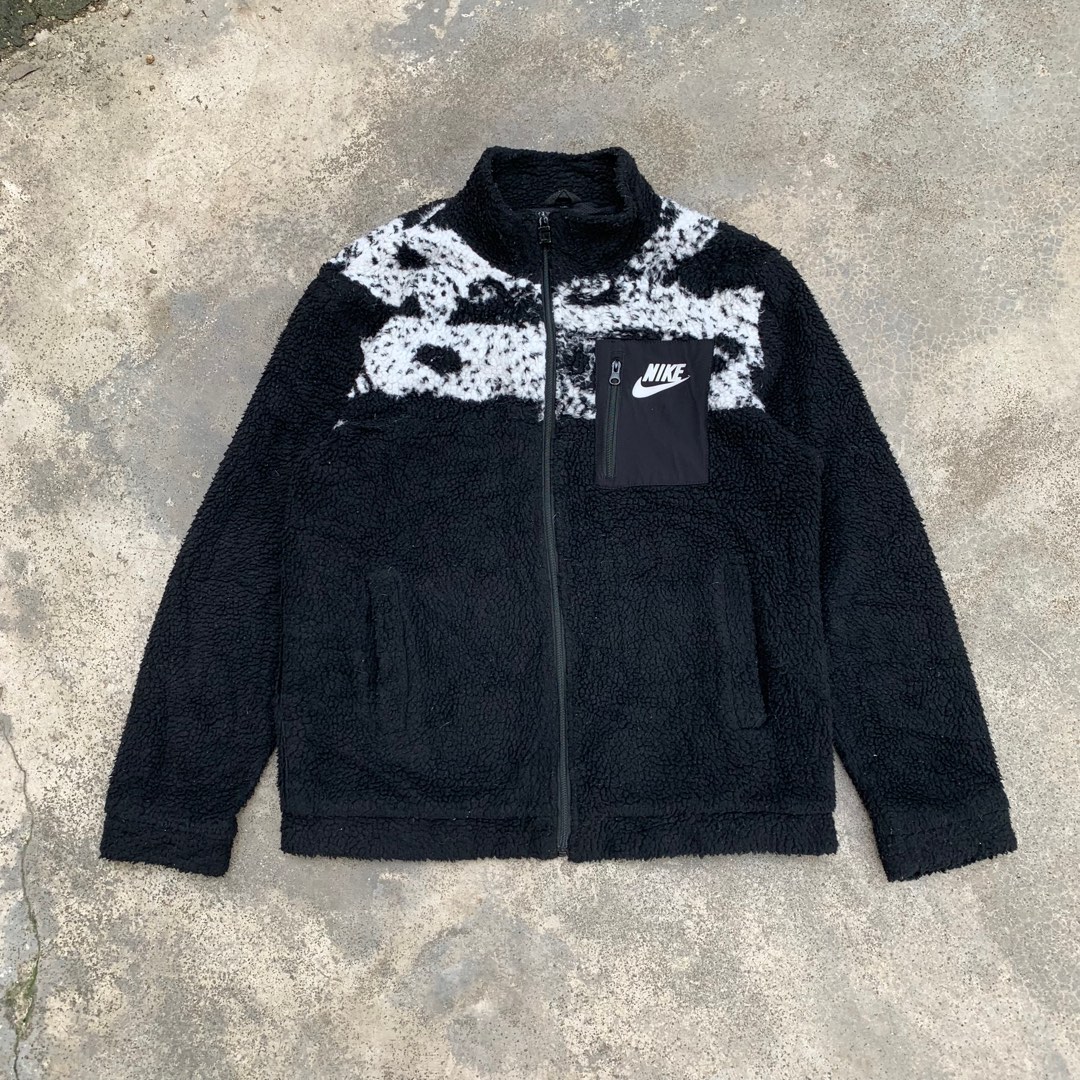 Nike Sherpa Jacket Zipper, Men's Fashion, Coats, Jackets and Outerwear