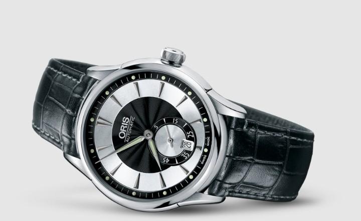 Oris artelier small second date clearance