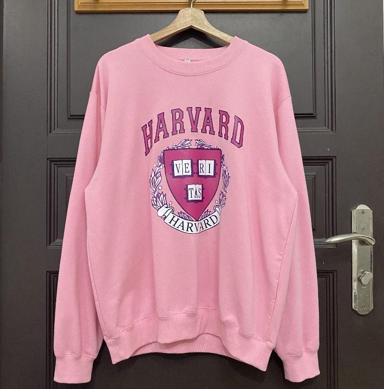 Pink sales harvard hoodie