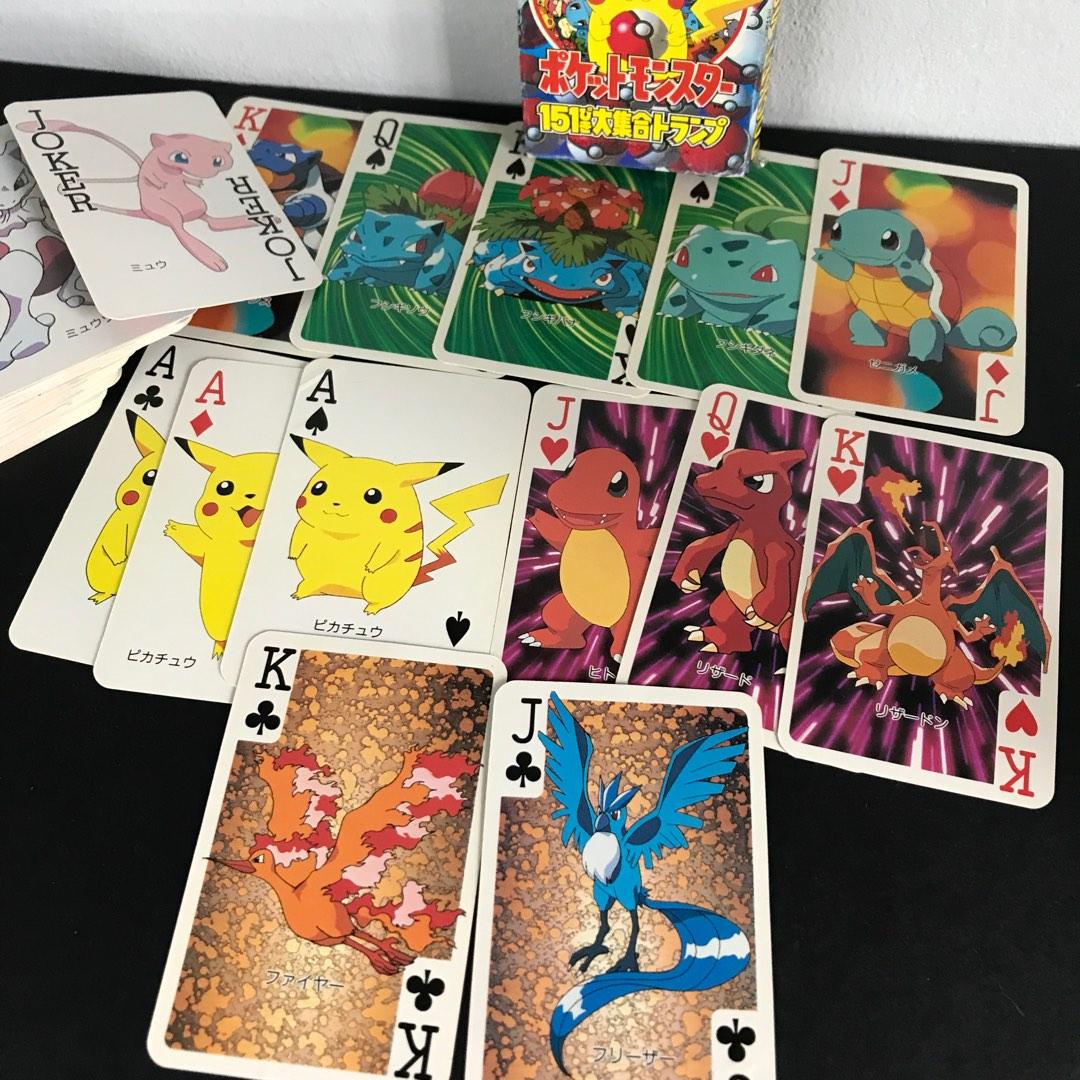 Pokemon Poker 1997 Nintendo Playing Card Vintage Pocket Monsters