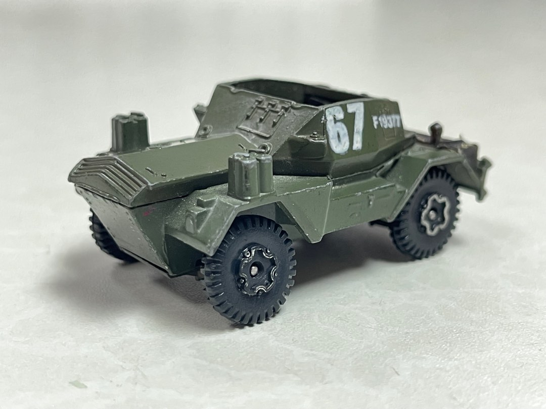 RARE Vintage PLAYART Diecast Scout Car Made In Hongkong Otrantra