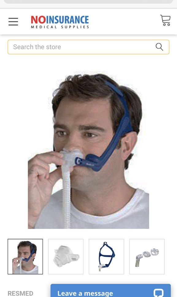 Swift lt nasal pillow large shop