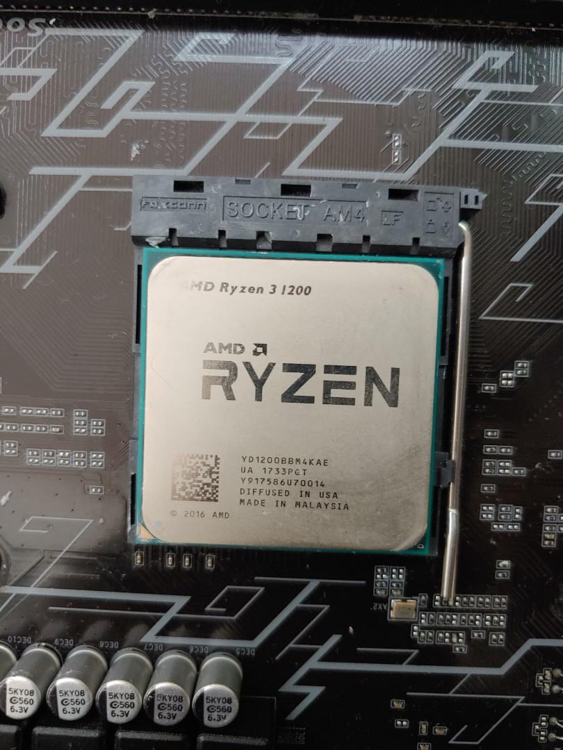 Ryzen 3 1200 discount mobo