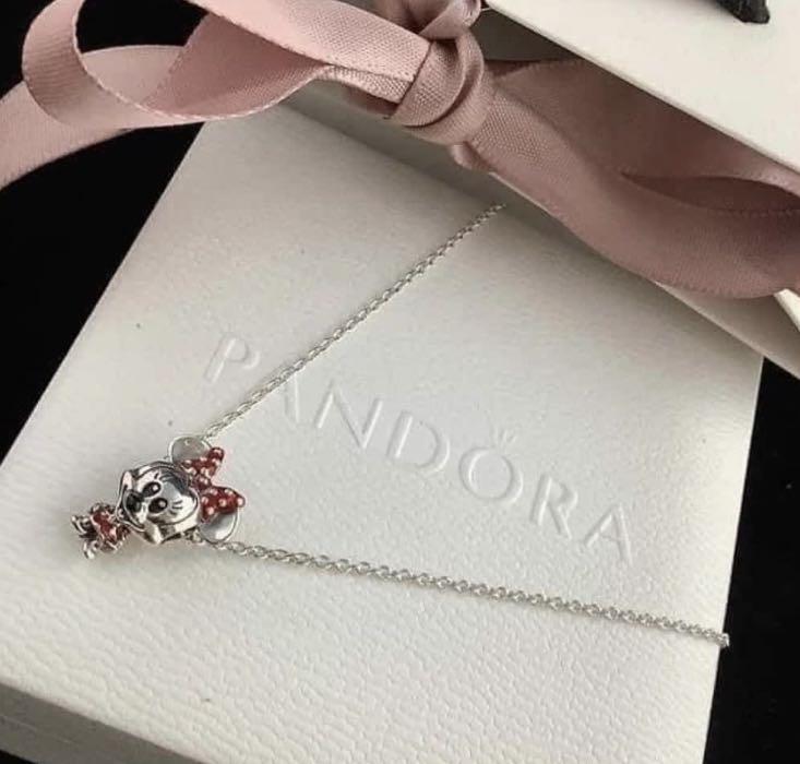 Minnie mouse necklace pandora sale