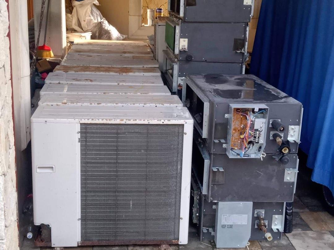 Second Hand AC Panasonic non inverter slightly used (Category: Air Conditioning and Heating) located in Makati City. Submitted by dmss5246 (Listing ID 1183104038, Image 2). Description: Duct type split type Ac unit Wall remote controller With outdoor unit 3hp Have 13 units .