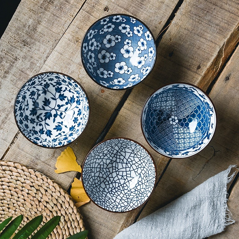 set-of-6-ceramic-bowls-japanese-style-rice-bowls-blue-and-white