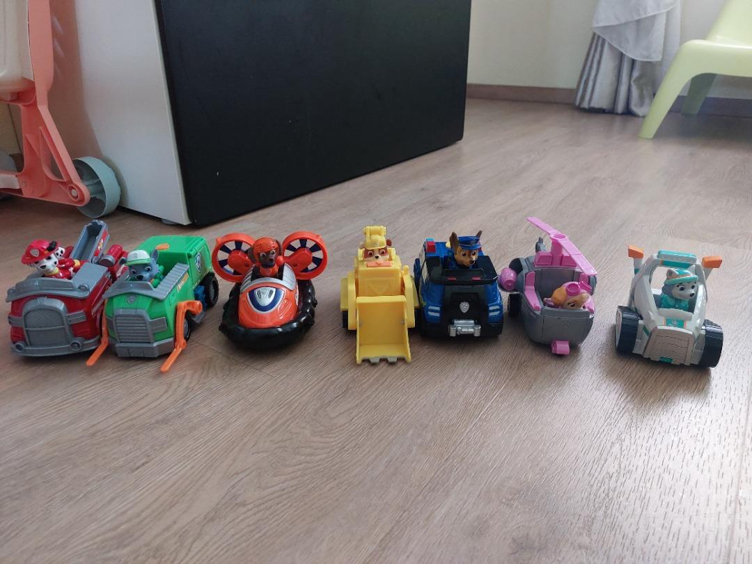 Set Of Assorted Paw Patrol Vehicle Toys (6 Original Pups + Everest) -  Authentic, Hobbies & Toys, Toys & Games On Carousell