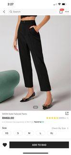 Shein tailored work pants
