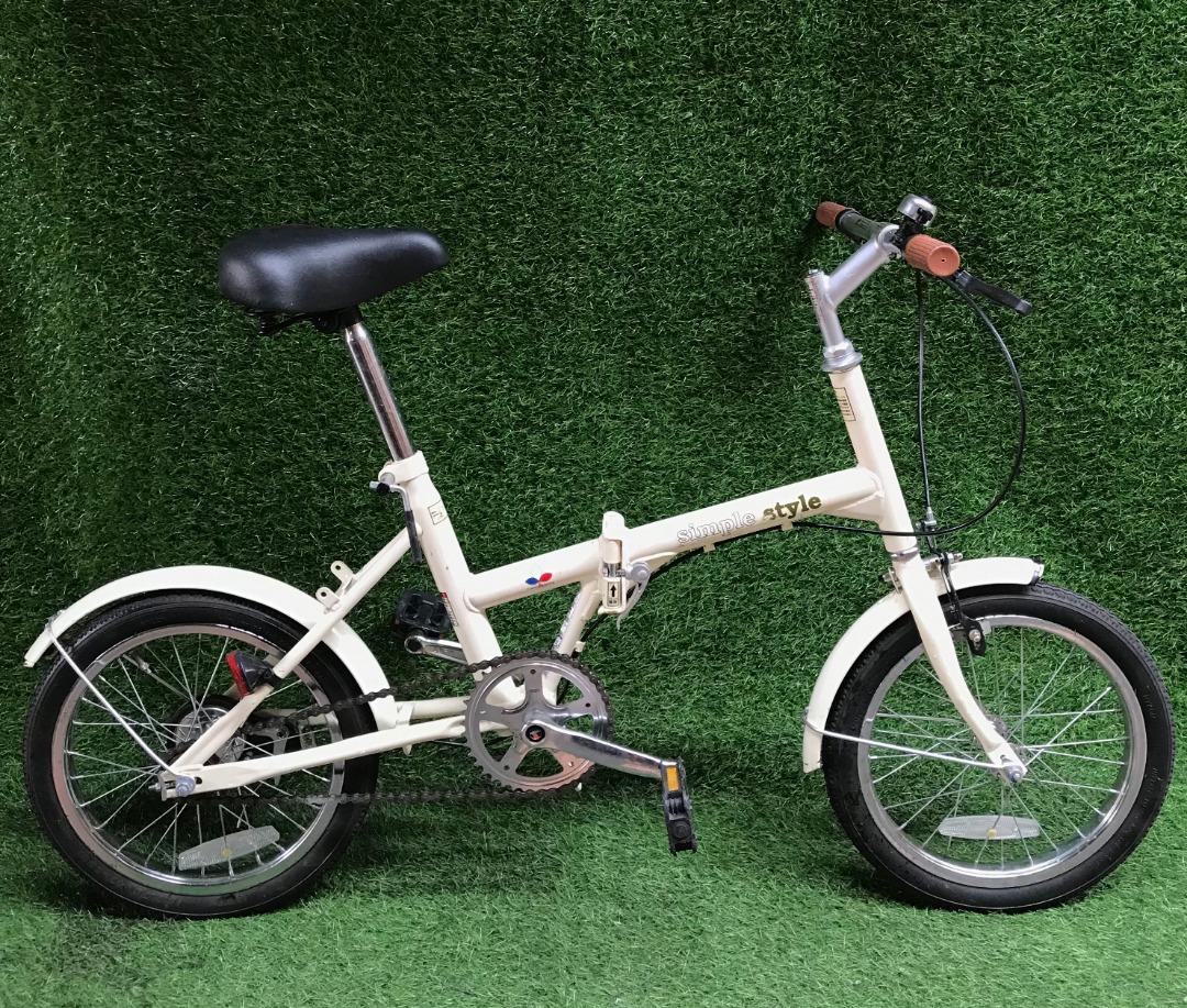 Simple discount folding bike