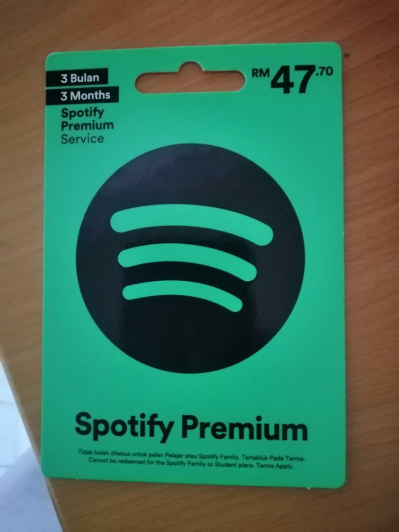  Spotify Premium 3 Month Subscription $30 eGift Card: Gift Cards