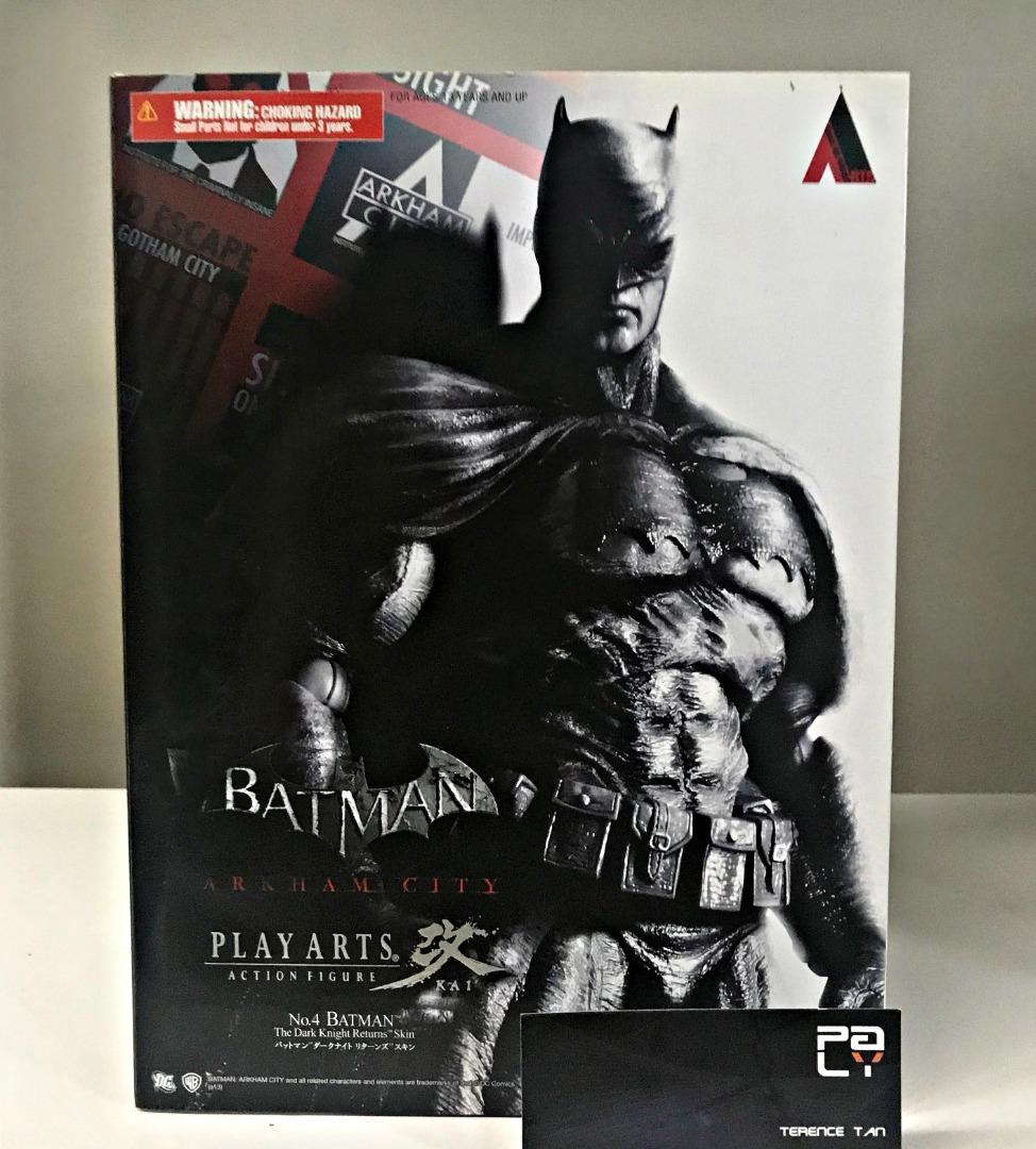Square Enix Play Arts Kai Batman Arkham City  Batman : The Dark Knight  Returns Skin, Hobbies & Toys, Toys & Games on Carousell