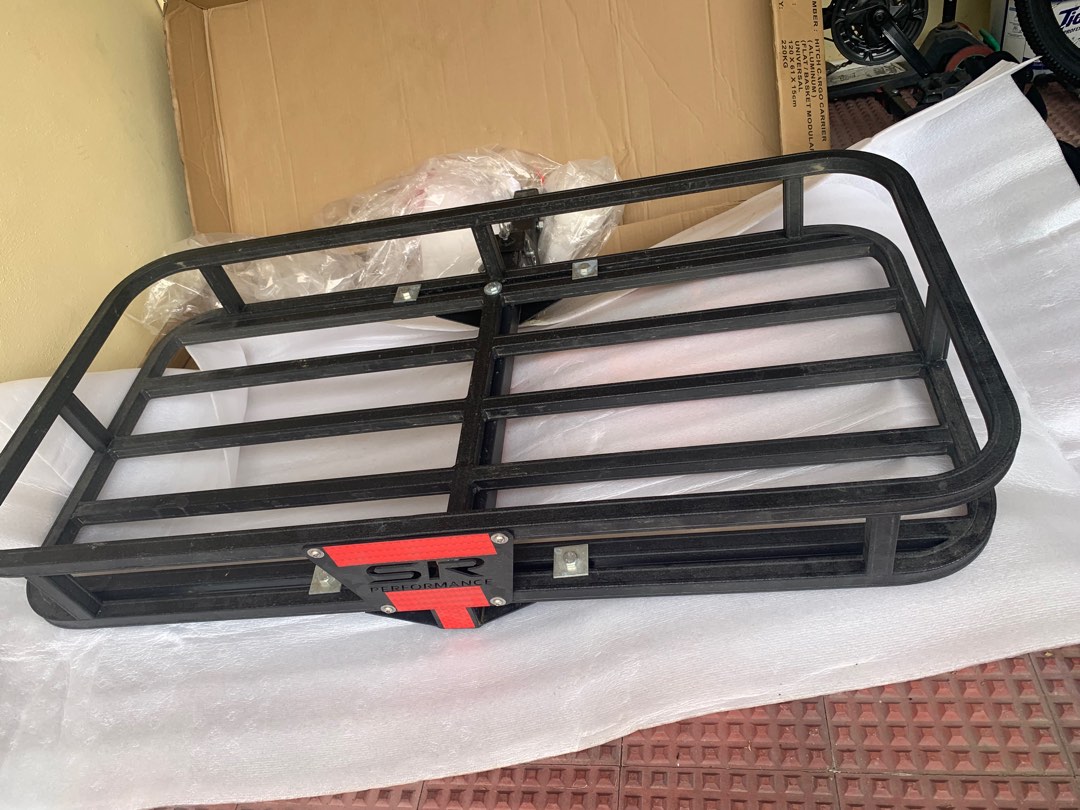 SR Performance Hitch Cargo Carrier Basket, Car Parts & Accessories