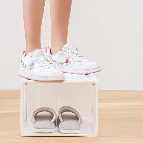 Stackable Shoe Box. (Category: Shelves, Cabinets & Racks) located in Singapore. Submitted by softyy (Listing ID 1183018254, Image 2). Description: 1.Pre order needed. 2.Each at $14sgd 3. Black or white.